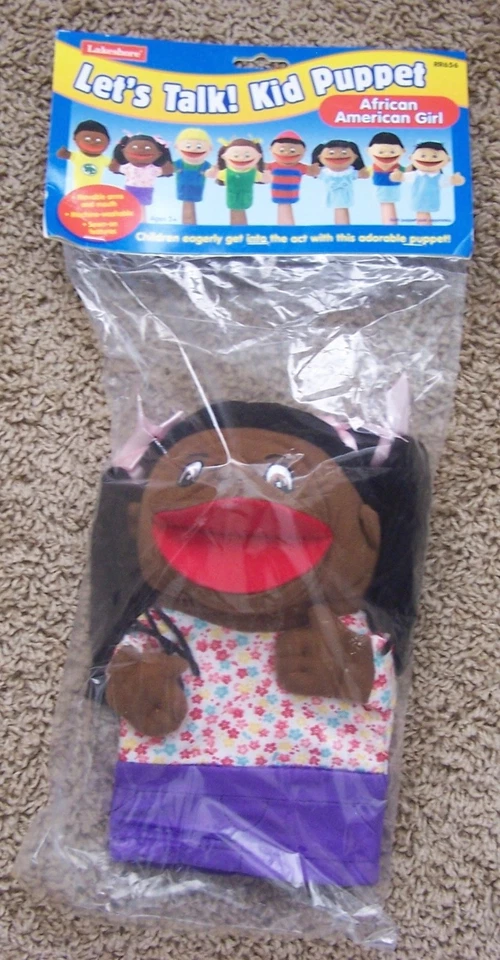 NIP Let's Talk! Kid Puppet - African American Girl - Image 1 of 1
