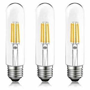 Luxrite T10 LED Tubular Edison Light Bulb 5W=60W Warm White Damp Rated 3 Pack - Picture 1 of 7