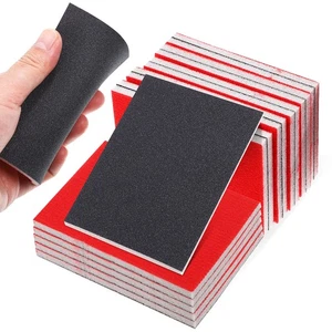 Almohadilla de pulido de papel de lija de grano alto almohadillas de lijado manual pintura 20 piezas - Imagen 1 de 11