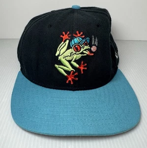 Cappello Berretto Vintage Everett AquaSox New Era Modello Pro Snapback Rana Nero/Blu - Foto 1 di 8