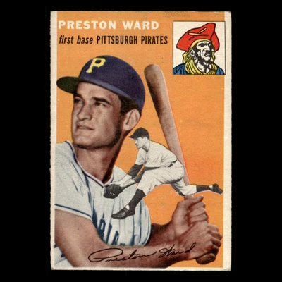 Preston Ward #72 1954 Topps Pittsburgh Pirates Baseball Card MLB EX - Image 1 of 3
