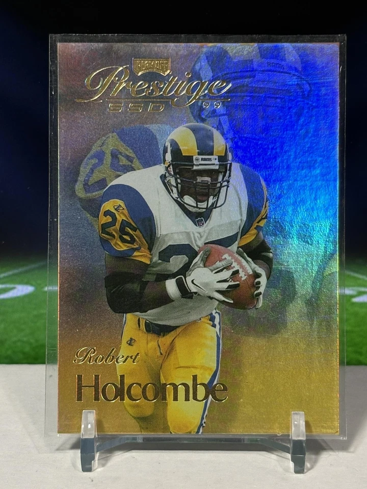 1999 Playoff Prestige SSD Spectrum Gold #B118 Robert Holcombe #/500 Rams - Image 1 of 2