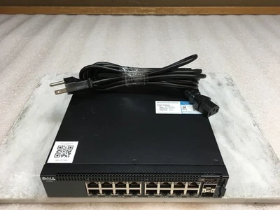 Dell Networking X1018 E10W 16-Port Gigabit SFP Port Smart Managed Switch No PWR - Image 1 of 4