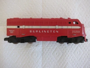 AMERICAN FLYER S GAUGE 21210 BURLINGTON F-9 DIESEL BEAUTIFUL! $13.95 SHIP! - Picture 1 of 7