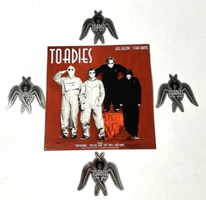 "Pegatinas promocionales Toadies Hell Below / Stars Above 4 + póster de 2 caras de 12"" raro" - Imagen 1 de 3