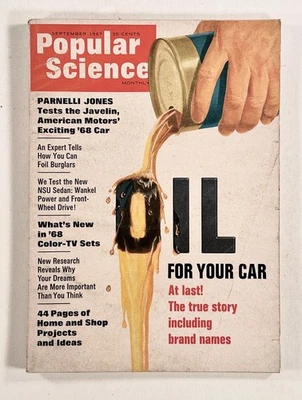 1967 Sep POPULAR SCIENCE Spirograph toy UNDERSTANDING DREAMS '68 AMC Javelin &c - Image 1 of 4