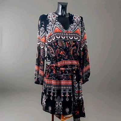 Marks & Spencer Limitierte Edition Frau Kleid " Boohoo " Lang Sleeves Puff - Bild 1 von 4