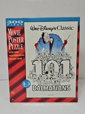 Walt Disney's Classic 101 DALMATIANS 300 Piece Jigsaw Puzzle 2X3 Feet BIG New - Image 1 of 4