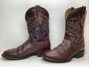 BOTAS VAQUERAS FERRINI BULLHIDE MARRÓN OSCURO HOMBRE TALLA 10 D - Imagen 1 de 9