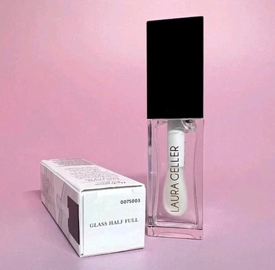 Laura Geller Fine Shine Glossy Lip Oil-  Glass Half Full - Clear 0.25 oz / 7 g - Image 1 of 4