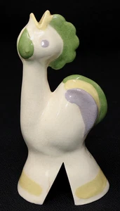 Vintage CALIFORNIA CLEMINSONS Ceramic Pie Bird Steam Vent Rooster, 4.5" Tall EUC - Picture 1 of 11