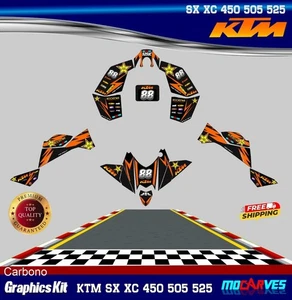 Gráphics Kit Premium For Ktm Sx Cx 450 505 525 ATV Quad Decals Stickers  - Bild 1 von 4