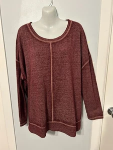 Neu mit Etikett a.n.a Madeira weinrot Pullover Oberteil/Shirt mit langen Ärmeln Gr. XL - Bild 1 von 3