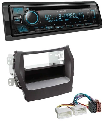 Kenwood Bluetooth USB CD MP3 DAB Autoradio für Hyundai Santa Fe (ab 2012) - Bild 1 von 4