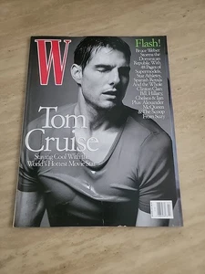 W Magazine July 2002 Tom Cruise, Bruce Weber, Bill Hillary Chelsea Clinton Rare - Picture 1 of 2