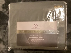Danjor Linens Gray Platinum 1800 Collection Bed Sheets 6 Piece Queen Set, Gray - Picture 1 of 2