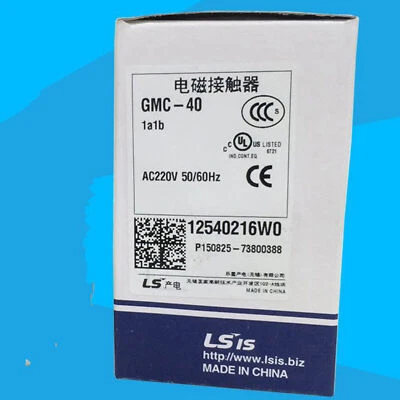 1PC New LS (LG) GMC-40 Contactor AC220V 50/60HZ In Box Free Shipping GMC40 - Image 1 of 2