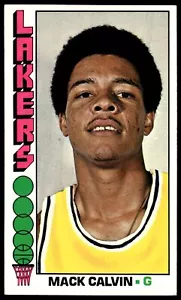 1976-77 Topps Mack Calvin Los Angeles Lakers #62 - Picture 1 of 2
