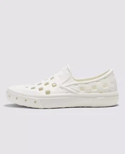 NEW VANS Ivory TRK Slip Ons Rubber Unisex - Picture 1 of 12