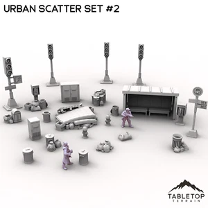 Urban Scatter Set #2 - MCP Tabletop Terrain - Picture 1 of 9