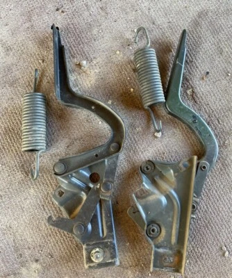 1971 Mercedes Benz 280 SEL Trunk Hinges Rear Deck Lid Hinges With Springs - Image 1 of 2