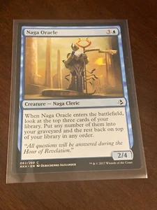 Magic the Gathering Amonkhet Naga Oracle - Picture 1 of 2
