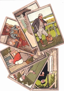 WHIPPIT TWEED, ADVERT SET, THACKERAY, OUR VILLAGE, VILLAGE LIFE, Tuck 1376 - Picture 1 of 14