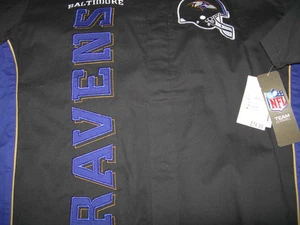 BALTIMORE RAVENS LG GOLF TYPE COLLARED SHIRT! NEW! L@@K! - Picture 1 of 2