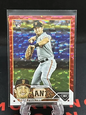2023 Topps Series 2 Ford Proctor Red Foil 078/199 RC San Francisco Giants #472 - Image 1 of 3