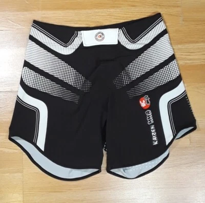 Pantalones Cortos Kaizen Grappling Jiu Jitsu MMA Negros Talla Grande Mejora Constante  Foto 1 de 4