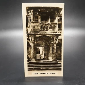 1925 Westminster Indian Empire #20 Jain Temple Fort Tobacco Cigarette Photo Card - Picture 1 of 2