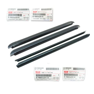 Set Lh Rh Door Belt Weather Strip Rubber Seal Genuine Fits Isuzu D-Max 2005 11 - Picture 1 of 6