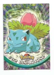 Pokemon Karte, #02 BISAKNOSP, Topps TV Animation Edition, deutsch - Photo 1 sur 2