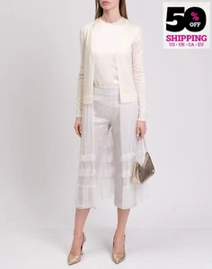 RRP €178 TI CHIC MILANO By SECRETS Cardigan IT42 US6 UK10 M Angora Wool Blend - Picture 1 of 5
