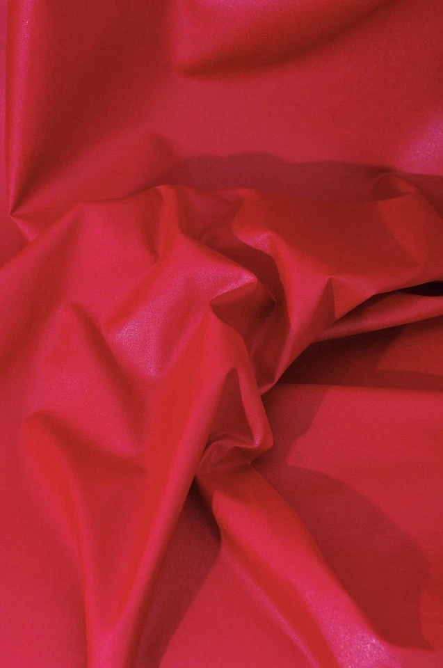 Stoff Baumwolle Luisa beschichtet, Acrylbeschichtung, Wachstuch, uni rot - Bild 1 von 1