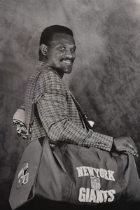 Poster vintage HARRY CARSON New York Giants 16x20 bianco e nero - DANNI - Foto 1 di 5
