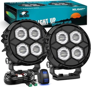 Nuevo, sin abrir Nilight LED Pod Light 2.8 pulgadas 20W luces de conducción cuadradas - Imagen 1 de 9