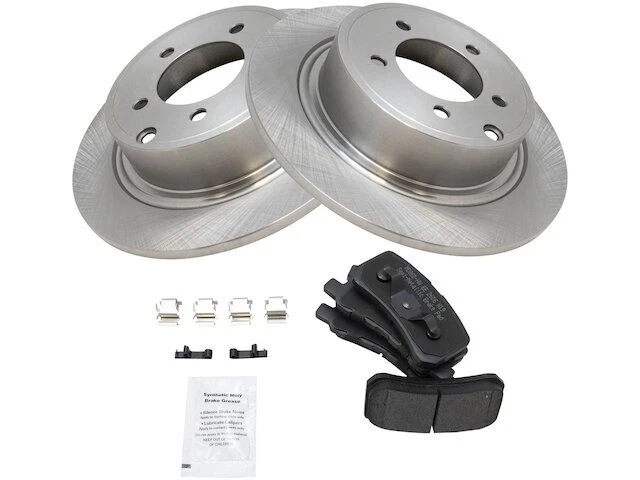 Комплект задней тормозной колодки и ротора TRQ подходит для Mitsubishi Outlander 2008-2012 42YTFM - Изображение 1 из 1