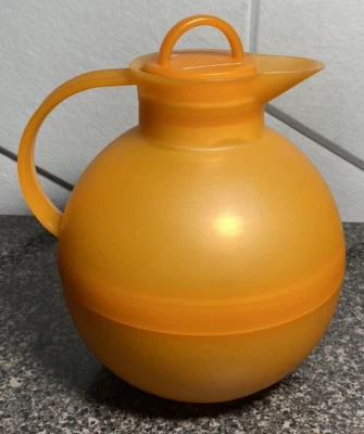 Jarra térmica vintage Studio Alfi mandarina arte pop alemán diseño Ole Palsby Foto 1 de 4