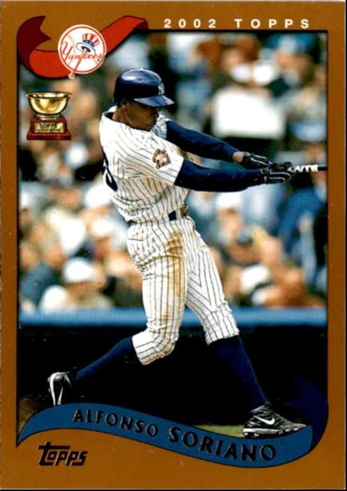 2002 Topps Alfonso Soriano Gold Cup New York Yankees #95 - Image 1 of 2