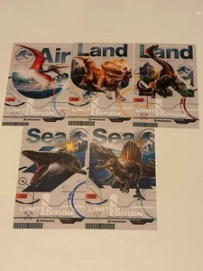 Jurassic Park World Rebirth Fandango Complete Set of 5 Collectible Ticket Cards - Picture 1 of 1