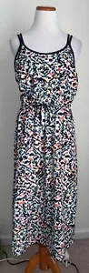 Athleta Sunbeam Easy Breezy buntes Maxikleid, leichter Tunnelzug in der Taille, S - Bild 1 von 4