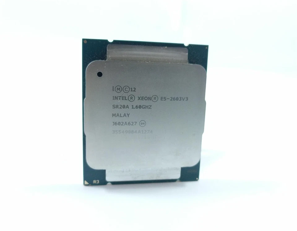 Intel Xeon E5-2603 v3 1.6GHz Hex Core LGA2011-3 Haswell-EP CPU SR20A - Image 1 of 1