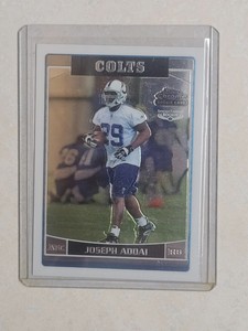 2006 TOPPS CHROME JOSEPH ADDAI RC #268 COLTS