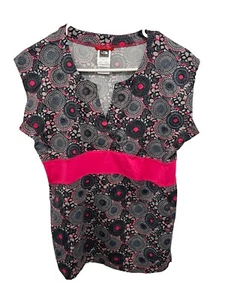 Camiseta informal The North Face para mujer grande cuello en V manga corta mecha de vapor - Imagen 1 de 4