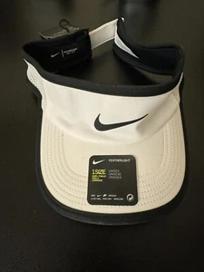 Nike White Women's Just Do It Visor 1 Size  - Picture 1 of 1