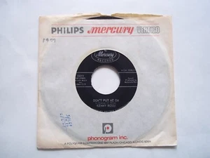 KENNY ROSSI - Don't Put Me On / I'll Never Smile Again 45 RPM 7" Record MERCURY - Picture 1 of 6