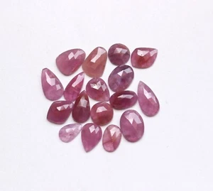 Sapphire Gemstone Sapphire Rose Cut Faceted Mix Cabs Lot Loose Gemstone 7To11MM - Picture 1 of 6