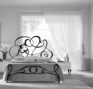 Cortinas blancas transparentes velo de tul poliéster para habitación interior moderna brillante - Imagen 1 de 12