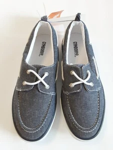 Gymboree Chambray Denim Bootsschuhe Größe 4 Jugend Neu mit Etikett  - Bild 1 von 4